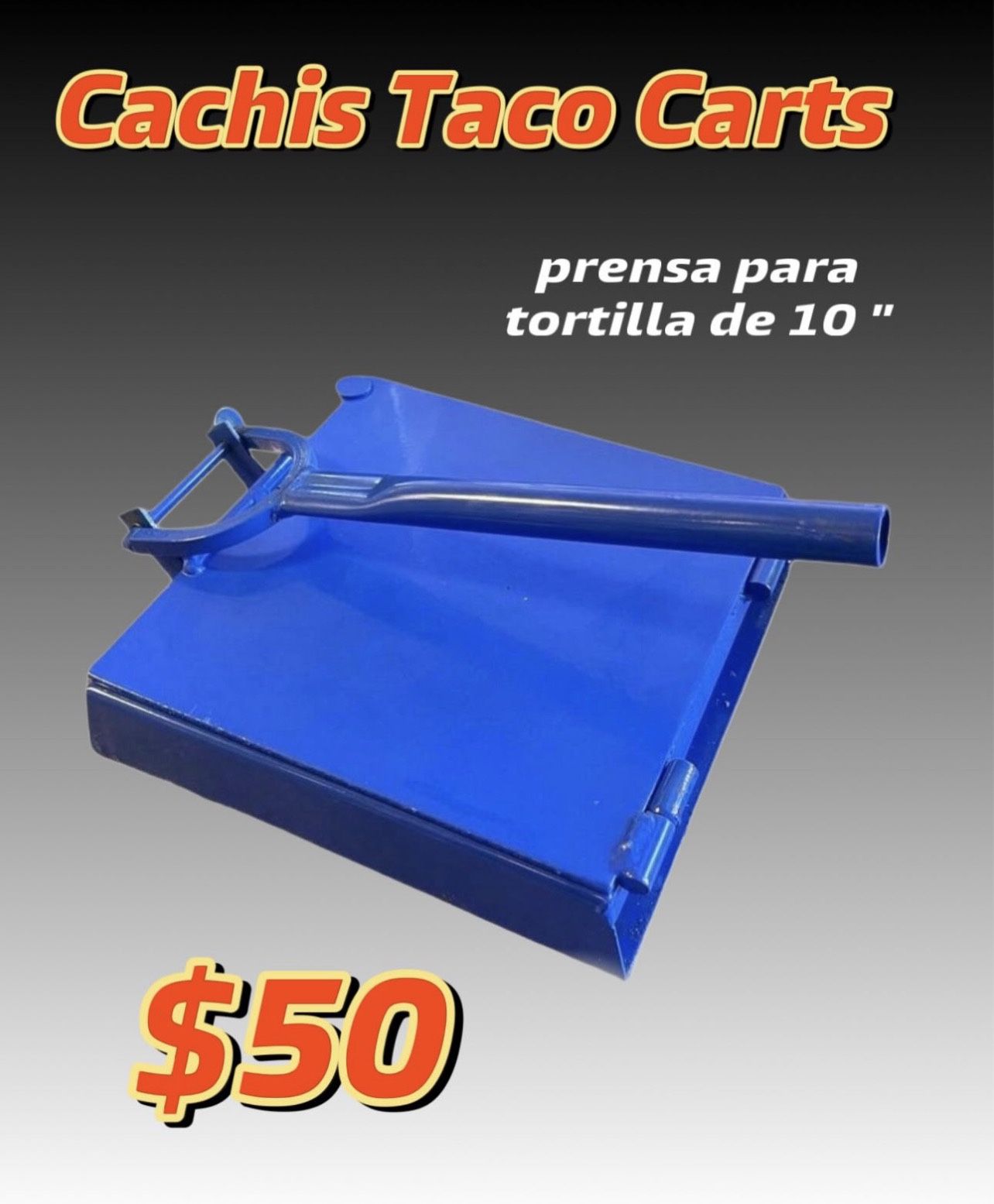 prensa para tortilla de 10"