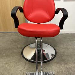 Red Classic Hydraulic Barber Chair Salon Beauty Spa Hair Styling Equipment 2057