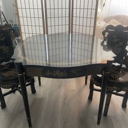 Chinese Table And Chairs