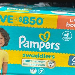 Pampers #6 124 Diapers 