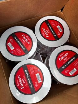 Tape de aluminio para ductos hvac caja 16 rollos