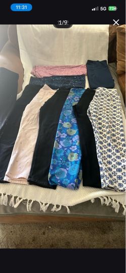 10-pack summer leggings size 14/16 all same size