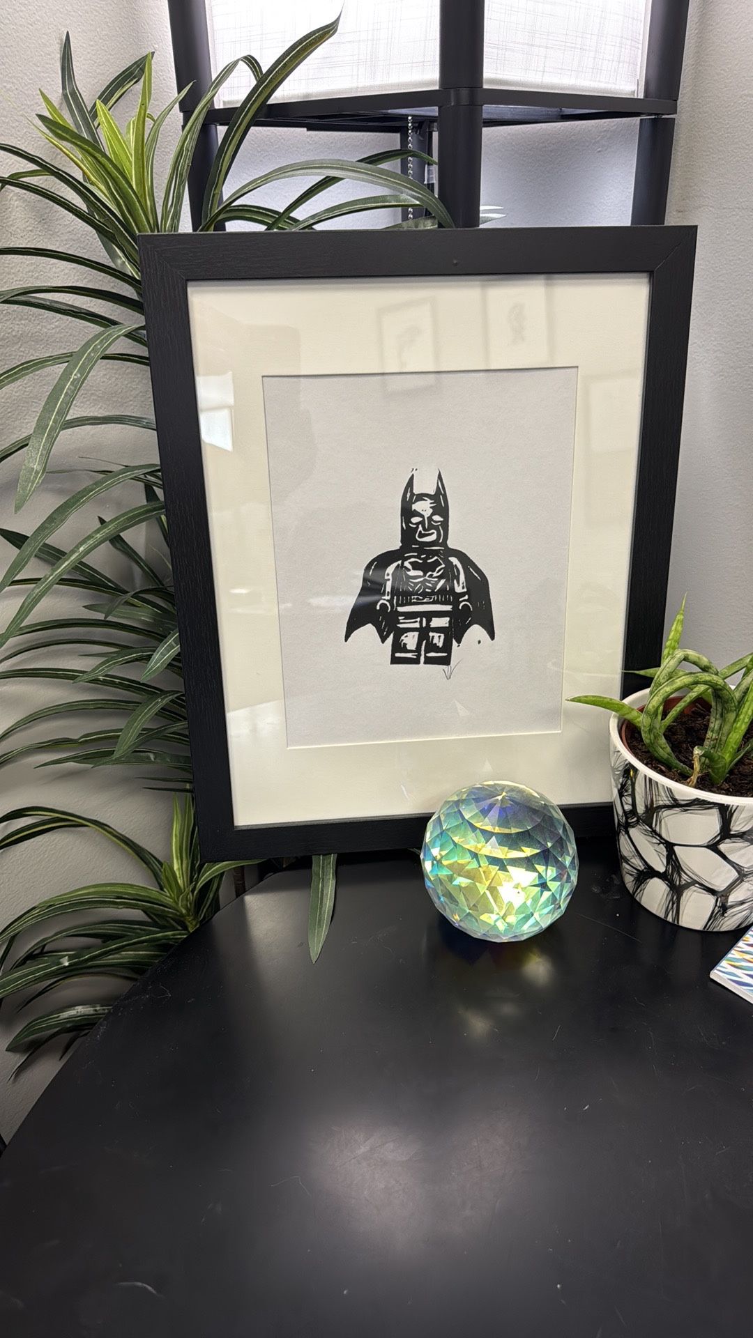 Batman Lego Printmaking. 