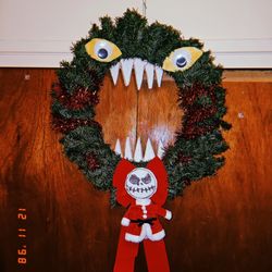 Wreath Nightmare Before Christmas Custom Made