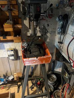 Central machinery drill press and stand