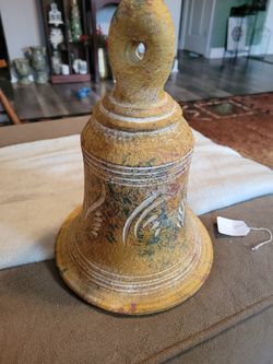 Ornate Clay Bell 