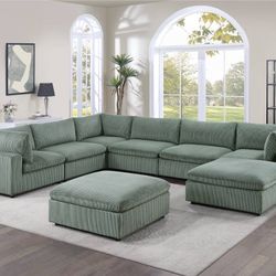Sage Modular Sectional Sofa Set 