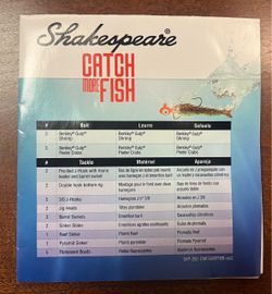 Shakespeare Catch More Fish Surf & Pier Kit. Brand New !!