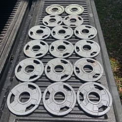 Olympic Easy Grip Weights (16 Plates)