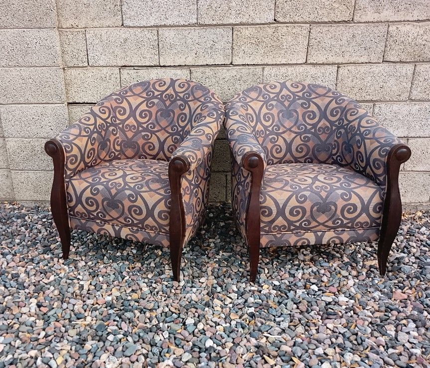Two Lounge Chairs