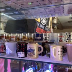 A lot of shot glasses a dollar per glass