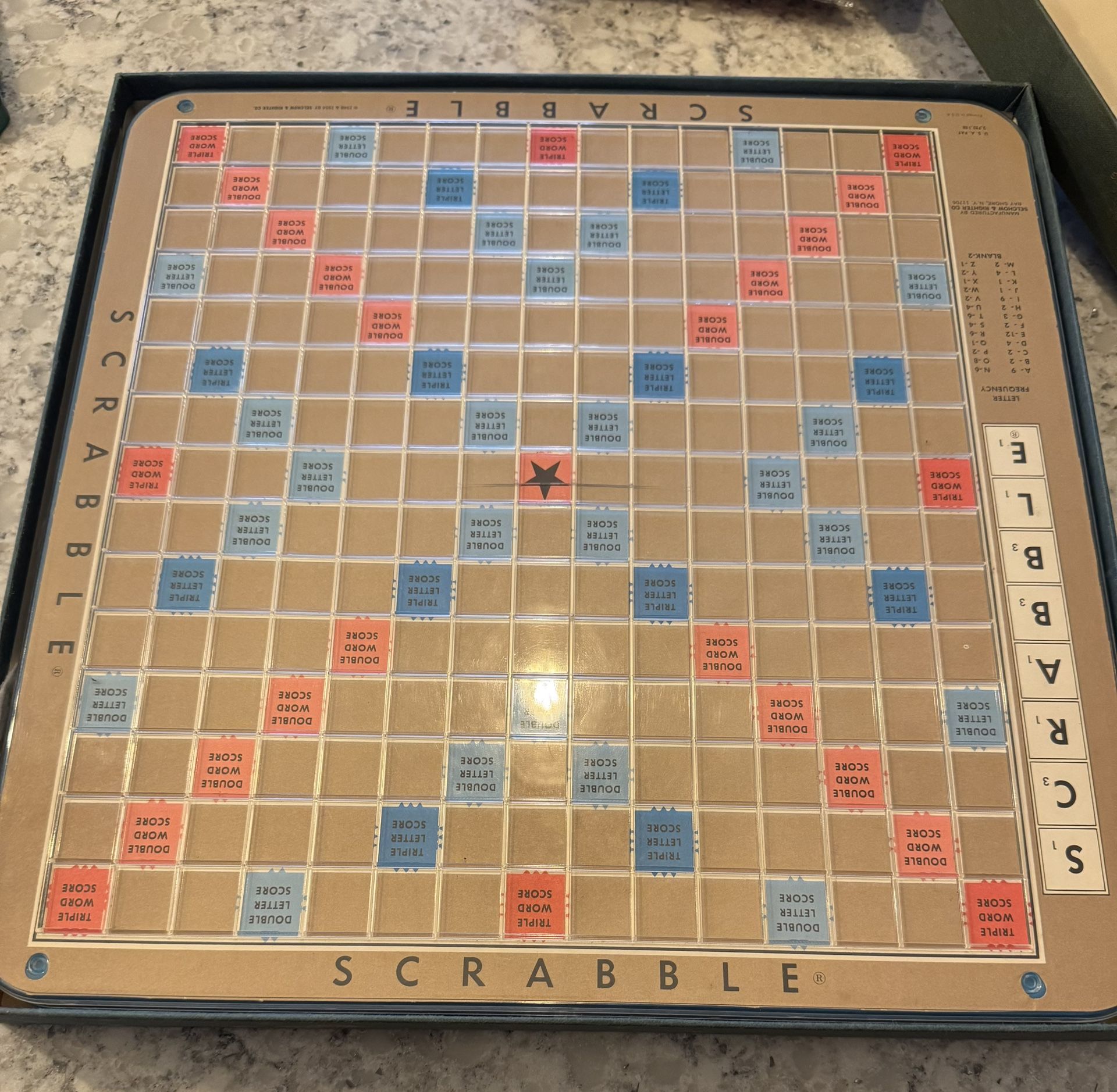 1954 Scrabble Swivel Board Like New $60