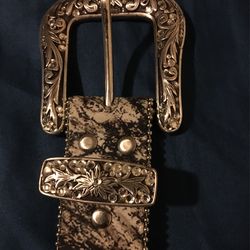 Camouflage Diamond Studded Belt