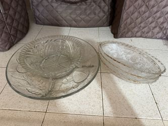 Decorative Glass Serving Ware