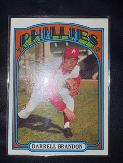 1972 TOPPS DARYLL BRANDON AIR CARD