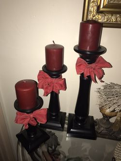 Candle holder set