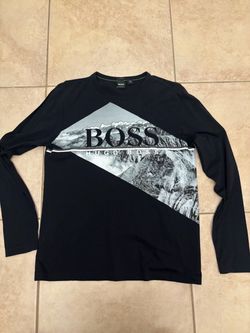 Hugo Boss Long Sleeve Graphic Shirt