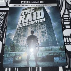 The Raid Redemption 4K Blu Ray Steelbook 