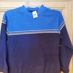 Boys Cotton Long Sleeve Shirt Size 4-5 NEW