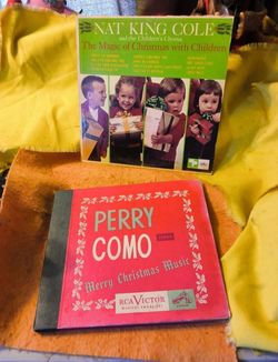 Rare collectible nat king cole and  Perry Como, good shape