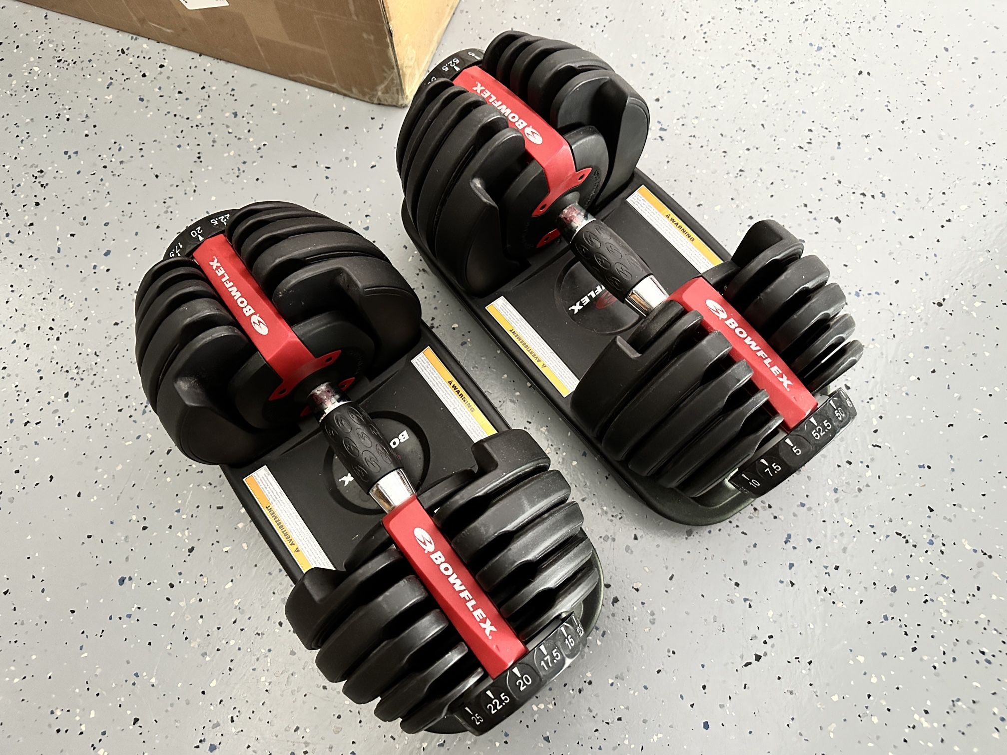 Bowflex Adjustable Dumbbells 552 Pair
