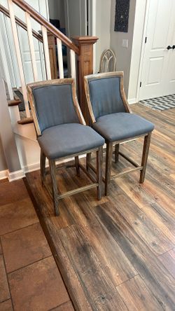 Two Kitchen Counter Stools 