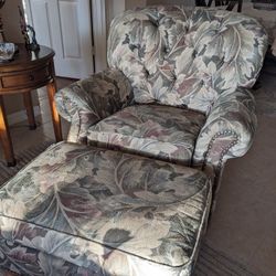 Two Chairs and Ottoman (Cochrane Furniture)