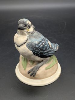 Vintage Boehm Porcelain "Baby Blue Jay" Figurine (Model #436)