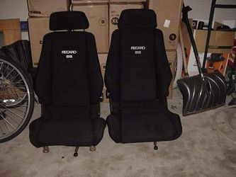 Oldschool recaro se  car bucket sport seats