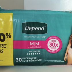 Depends (Size Medium)