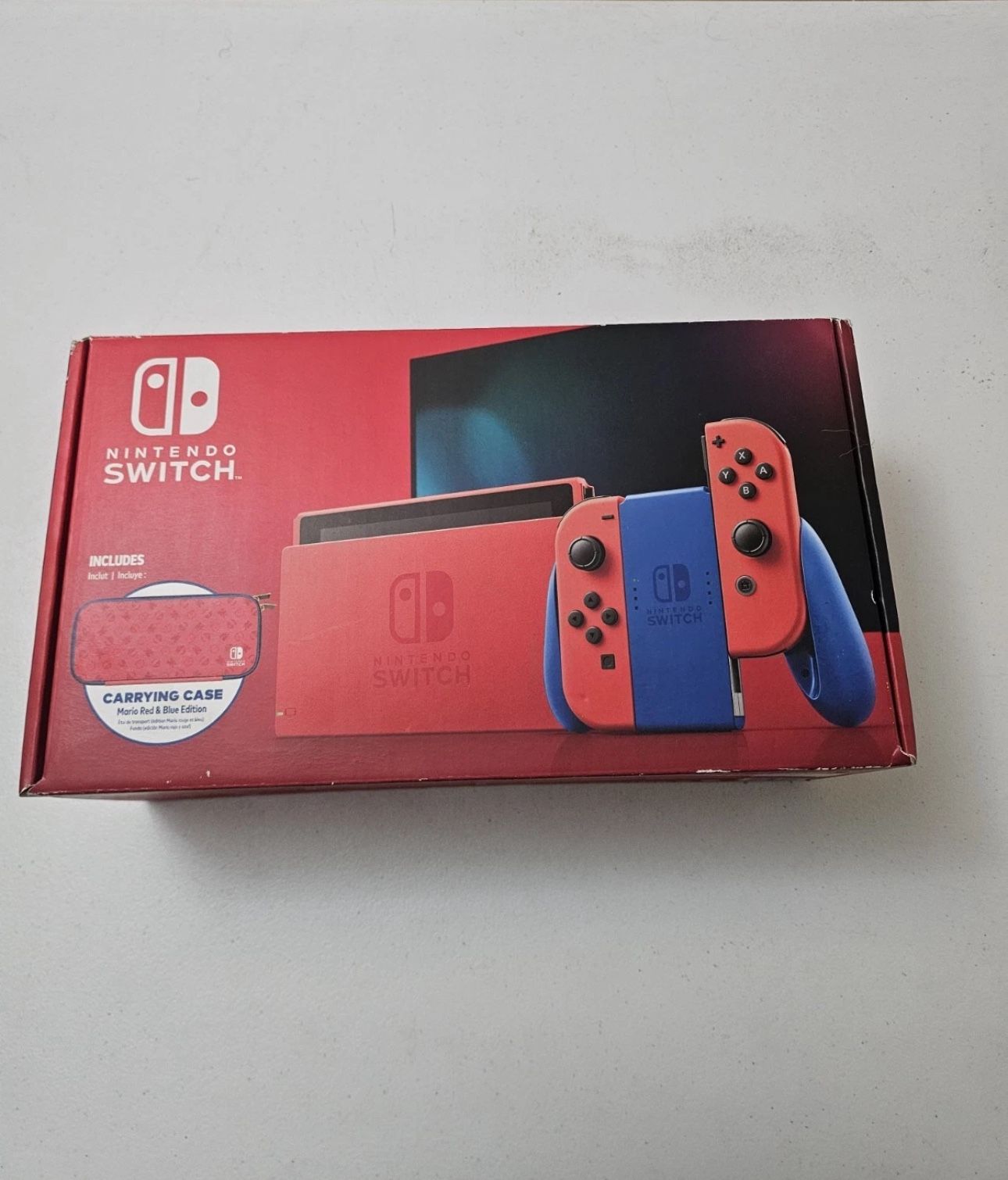 Mario Switch Red And Blue