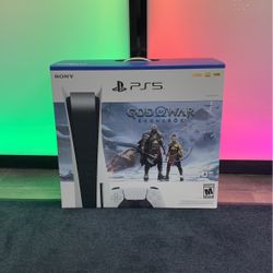 PlayStation 5 Disc God Of War Bundle Brand New Sealed 