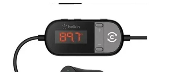Belkin TuneCast 3.5mm Auto FM Radio Audio Transmitter with USB Charging Port