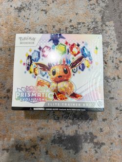 Pokemon Scarlet & Violet Prismatic Evolutions Elite Trainer Box