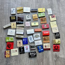 Vintage Matchbook collection. California, Mexico, China, Texas, Louisiana, Hong Kong, Guatemala…