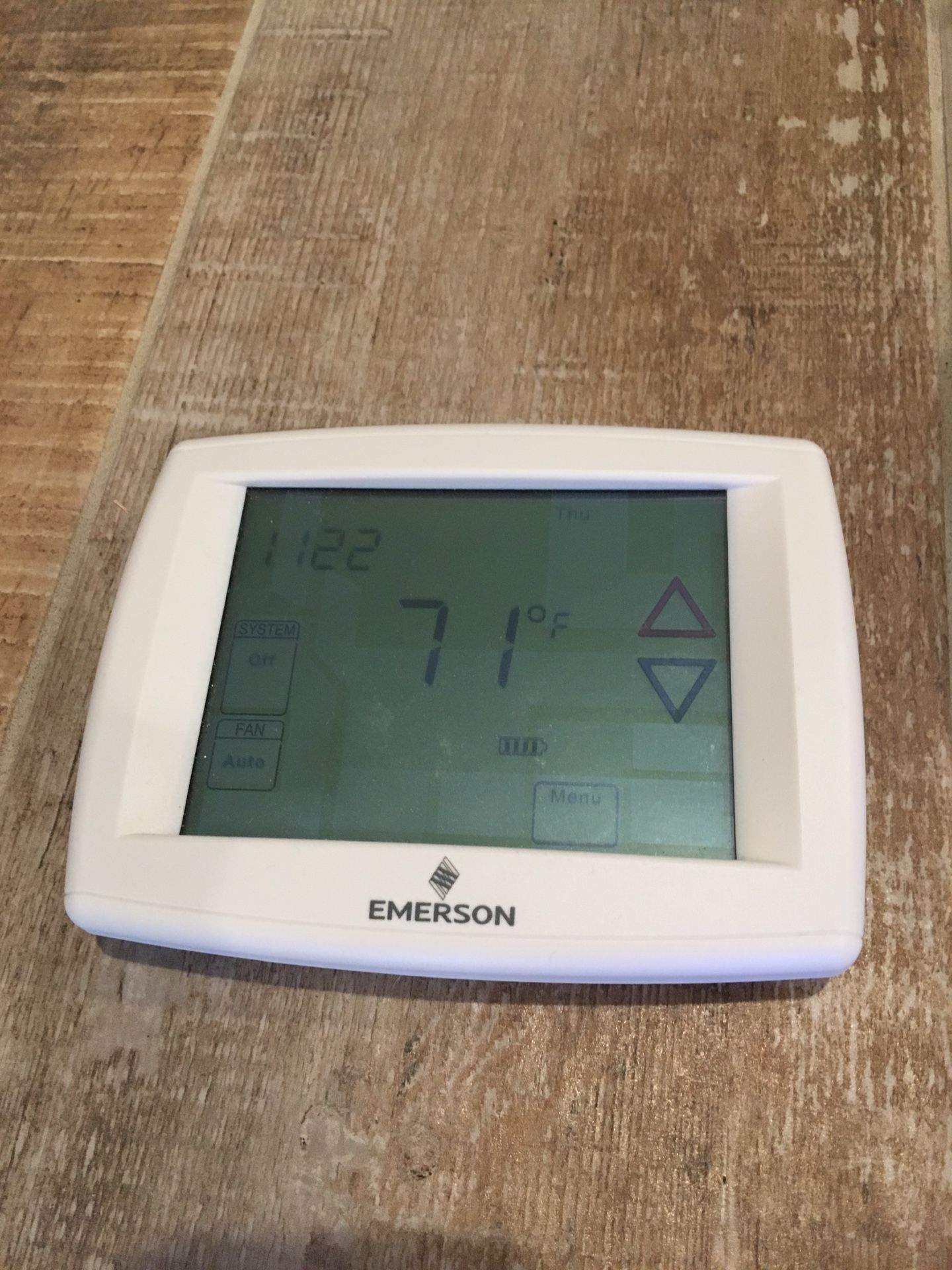 Emerson Programable thermostats