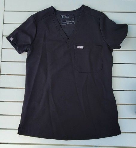 Figs Catarina One-Pocket Scrub Top Women's Size XXS Style # FW1000 PO # 1747 Black