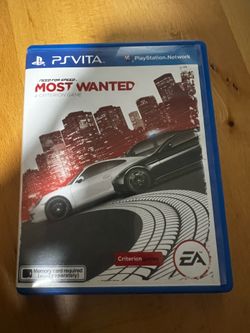 PlayStation Vita game - Need For Speed Most Wanted