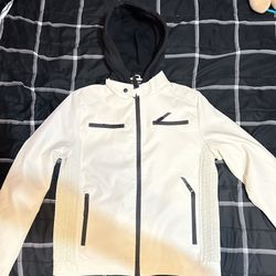 White Leather Jacker