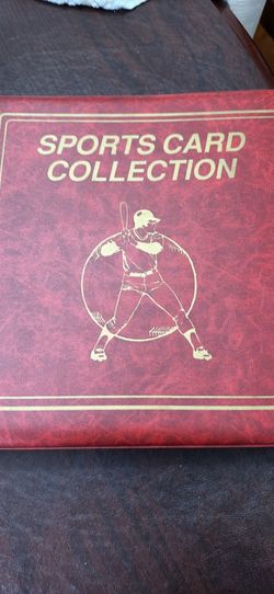 Baseball card full binder