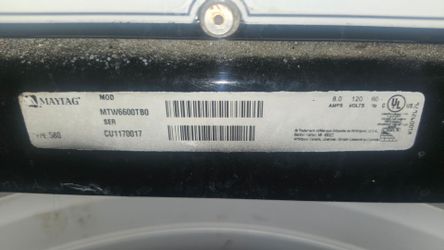 MAYTAG WASHER AND DRYER