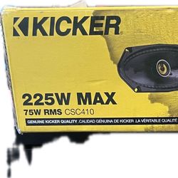 Kicker CSC4104 4 x 10" Coaxial Speakers - Pair
