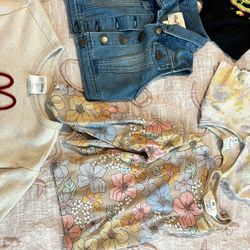 Little Girls Tops Small - 5/6/7 $2 Each 