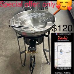 Discada Set Para Gas Propano Nuevo I Con Accesorios