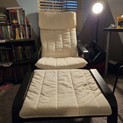 Ikea Chair & Ottoman