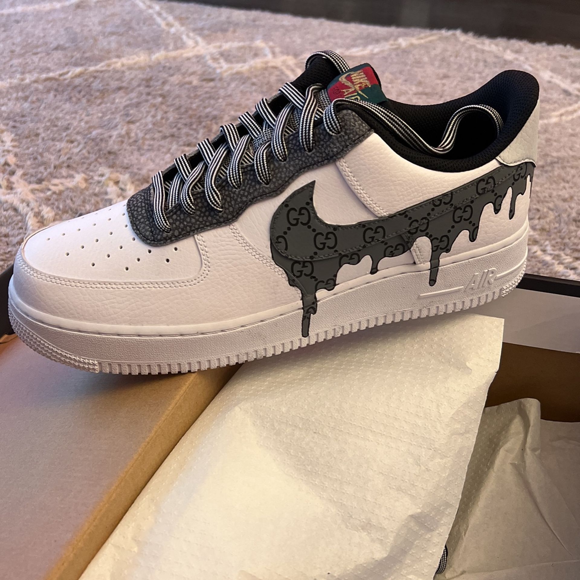 Air Force 1 - Gucci Drip - Mens Size 12 for Sale in Bellevue, WA - OfferUp