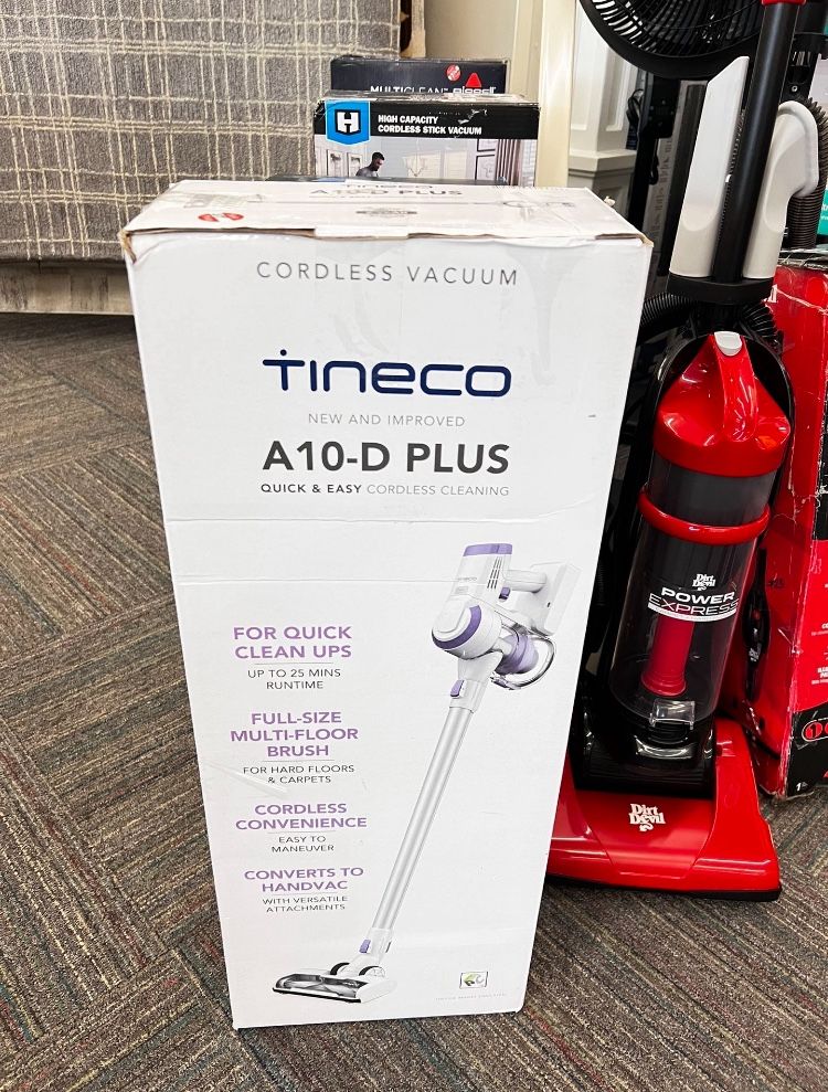 Cordless Ultralight Stick Vacuum Cleaner for Hard Floors and Low-Pile Rugs, New in Box