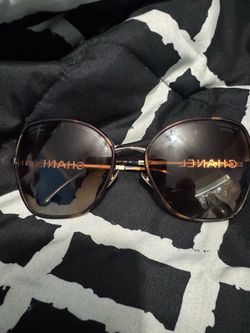 Chanel Oversized Sunglasses Tortoise Gold