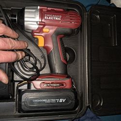 Chicago Electric 18 V 1/4   Impact Driver 