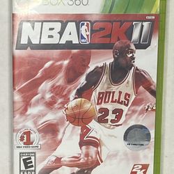 NBA 2K11 (Microsoft Xbox 360) Sports Game Complete CIB Michael Jordan MJ Bulls